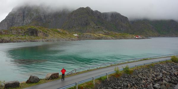 073-Lofoten, hotel v Honingsvaeru