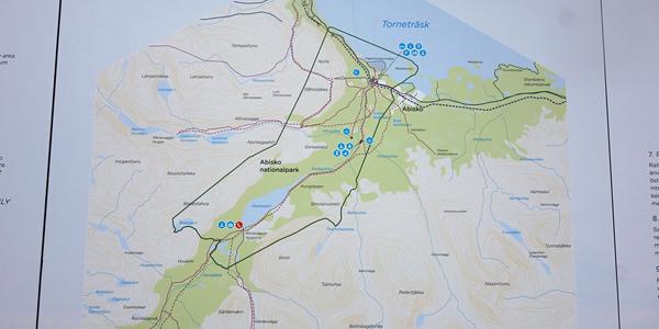 084-NP Abisko, mapa