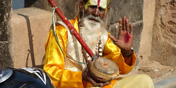 112. Orchha, sádhu, svatý muž