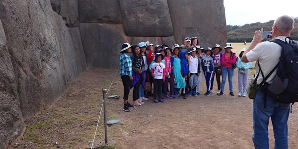 018. Cusco, na pevnosti Sacsayhuaman