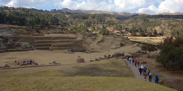 019. Cusco, na pevnosti Sacsayhuaman