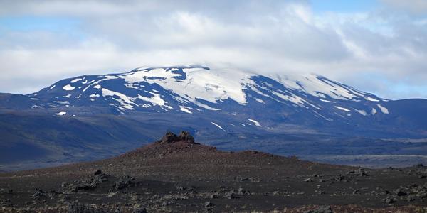 111-Hekla, z okénka terénního minibusu