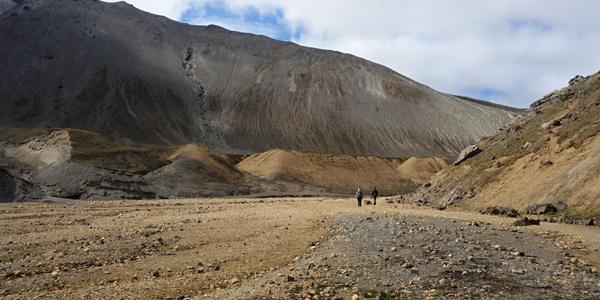 124-Landmannalaugar,  cesta k Hořící hoře