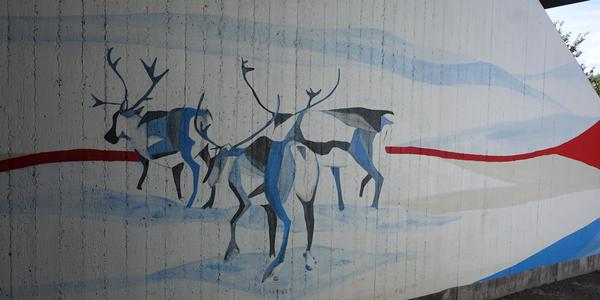102. NP Abisko, podchod pod silnicí 1
