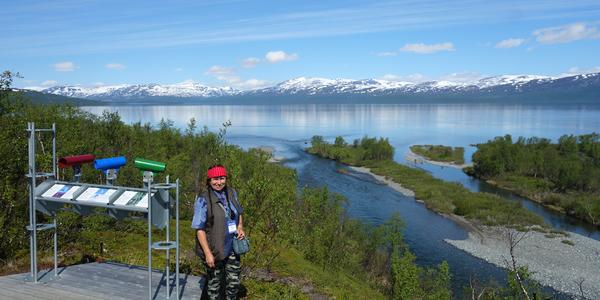 108. NP Abisko, na pozorovatelně pro ornitology