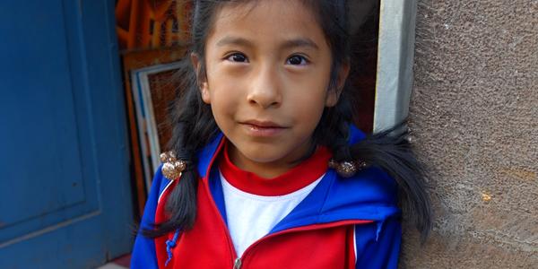 063. Cuzco, indiánské děvče