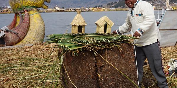 181. Titicaca, na ostrově Qota Marca
