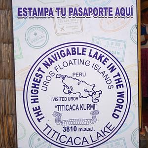 188. Titicaca, pamětní razítko