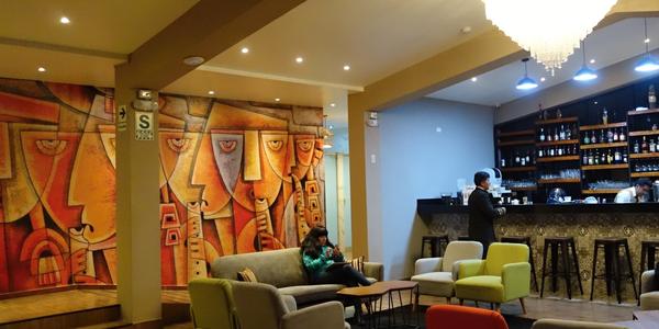 219. Puno, v lobby hotelu Xima Puno