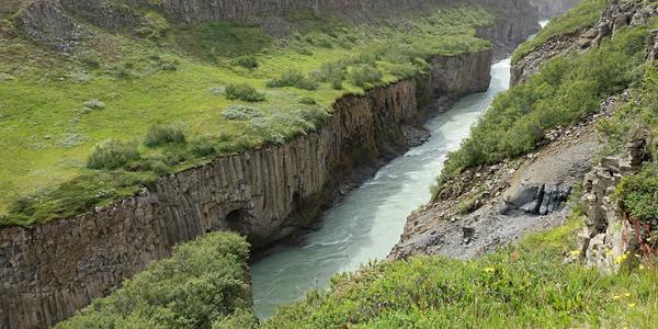 014-Gulfoss, kaňon řeky Hvítá