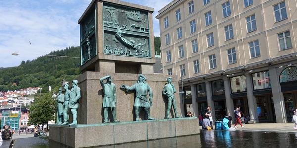 014-Bergen na hlavním náměstí