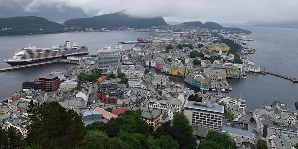 033-Alesund z vyhlídky Aksla