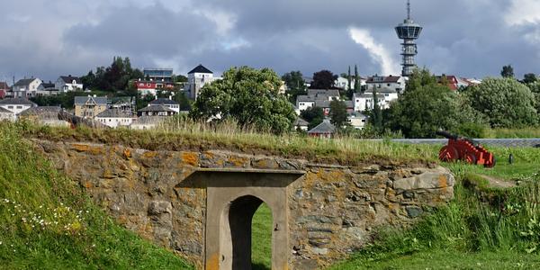 142- Trondheim, na pevnosti Kristiansten