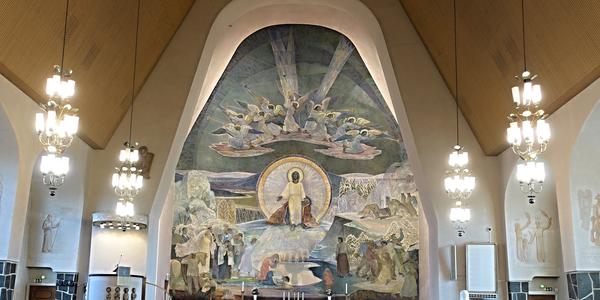 14. Interiér kostelíka v Rovaniemi