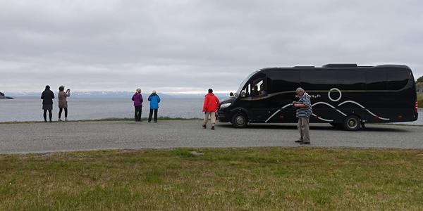 31. Porsanger fjord, cesta na Nordkapp