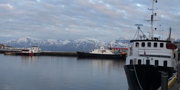 46. Tromso, přístav