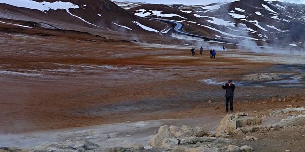 064-Hverir-Námafjall, postvulkanické jevy