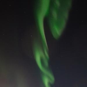 155-Akureyri, polární záře na rozloučenou