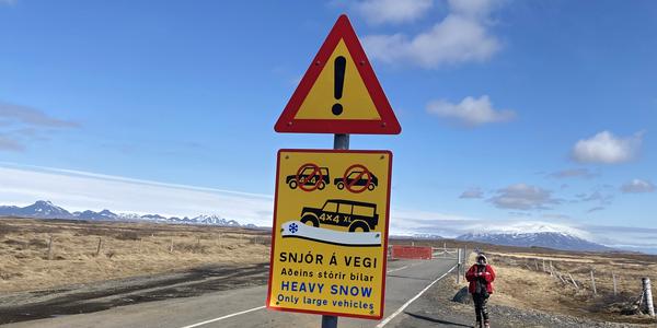 086 Gullfoss, cesta Kjolur je dosud uzavřena