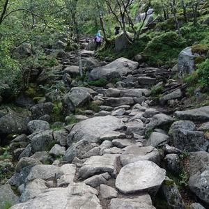 035a-Preikestolen, cesta nahoru