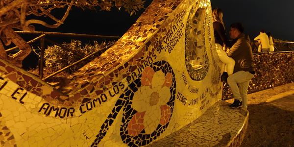 016- Lima, Malecón, Park zamilovaných 4