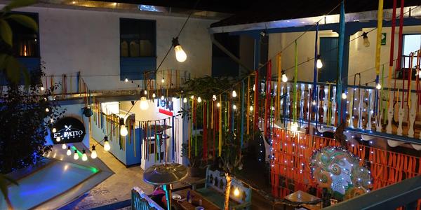 030-Cuzco, hostal Inkarri, atrium