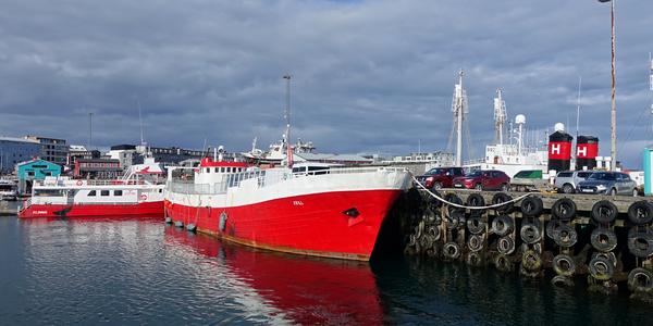 058-Reykjavík, v přístavu