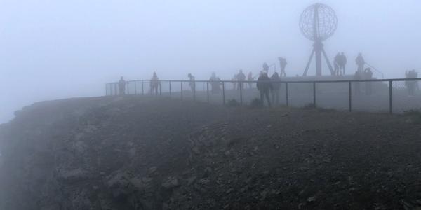 054-Nordkapp, půlnoční slunce se nekonalo