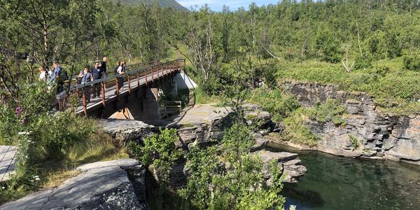 147-NP Abisko, kaňon