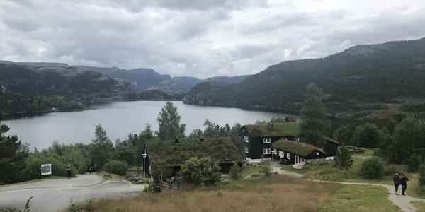 159-Preikestolen, pohled na jezero