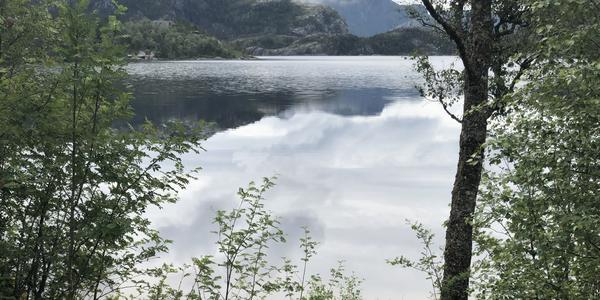 160-Preikestolen, jezero