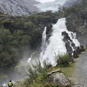 077-Briksdalsbreen, cestou k ledovci