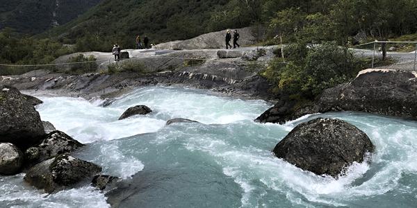 079-Briksdalsbreen, cestou od ledovce