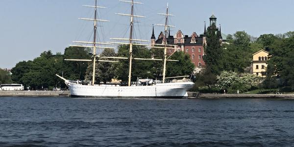 106-Stockholm, plavba na Djurgarden