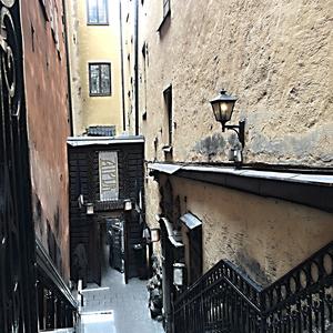019-Stockholm, uličky Gamla Stanu